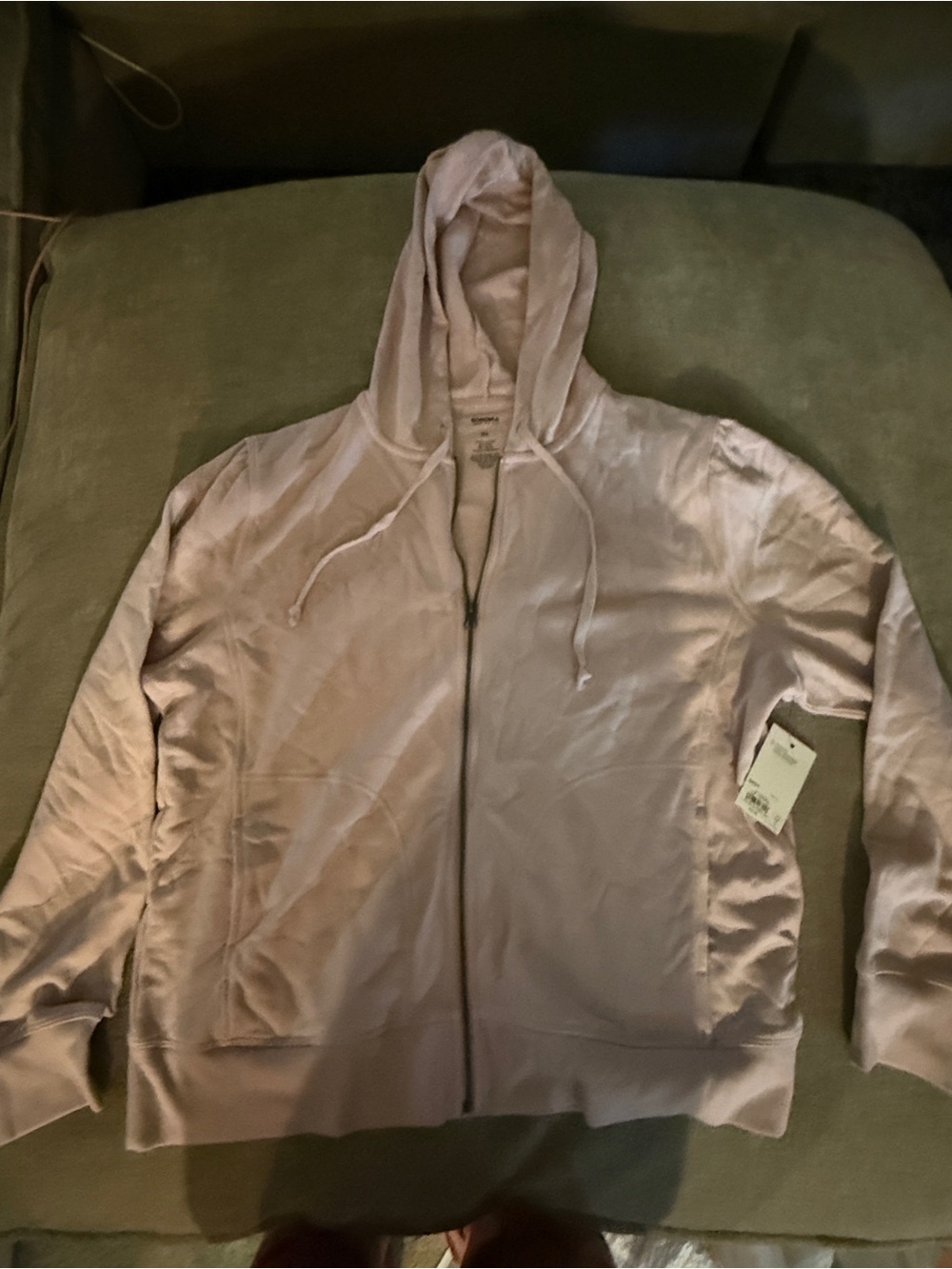 Kohl's Light Pink Women's Zip-Up Hoodie Jacket